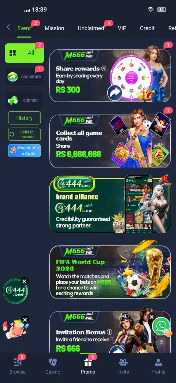 M666 analytics screenshot